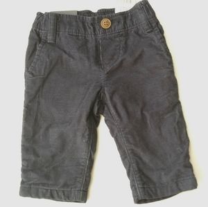 Infant lined corduroy pants